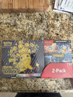 Pokemon TCG Scarlet &Violet Surging Sparks Elite Trainer box + Booster Bundle - Image 4