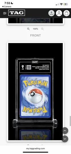 2023 POKEMON SVP PARADOX RIFT ETB PROMO #065 SCREAM TAIL Tag MINT 9 - Image 2