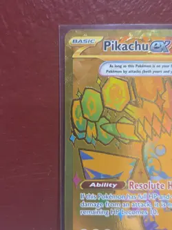 Pikachu ex 179/131 Hyper Rare GOLD Pokemon TCG Prismatic Evolutions - Image 2
