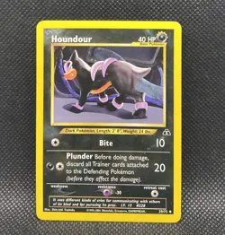 Houndour 39/75 Non Holo Neo Discovery Moderately Played Pokemon - Image 1