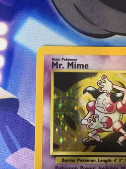 Pokemon TCG Mr. Mime Holo Rare Jungle (No Symbol) 6/64 - Image 4