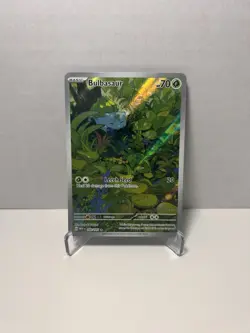 Pokemon TCG SV 151 Bulbasaur # 166 / 165 Illustration Rare Near Mint - Image 1