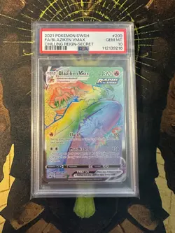 Pokemon Blaziken VMAX 200/198 Chilling Reign Secret PSA 10 - Image 1