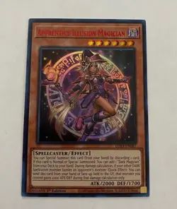 Yu-Gi-Oh! Legendary Duelists Season 3 Apprentice Illusion Magician Red Text - Image 1