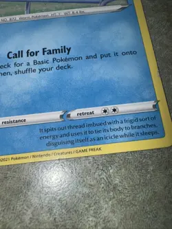 SNOM Pokemon Card Excellent Condition Japanese Card 2021 TCG COLLECTORS ITEM - Image 3