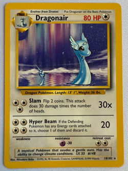 Dragonair 018/102 Base Set Regular Vintage Pokemon Card - Image 2