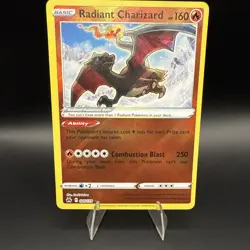Pokemon TCG Radiant Charizard Crown Zenith Holo Card 020/159 Radiant Rare - Image 1
