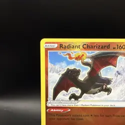 Pokemon TCG Radiant Charizard Crown Zenith Holo Card 020/159 Radiant Rare - Image 2