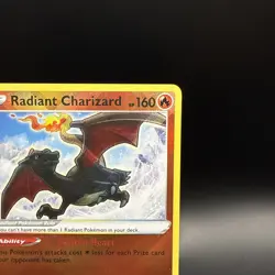Pokemon TCG Radiant Charizard Crown Zenith Holo Card 020/159 Radiant Rare - Image 3