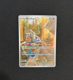 Pokemon TCG Mimikyu Scarlet & Violet Paldea Evolved SVP075 Holo Promo Card - Image 1