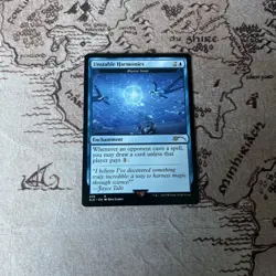 UNSTABLE HARMONICS (RHYSTIC STUDY) Secret Lair Magic MTG MINT CARD - Image 1