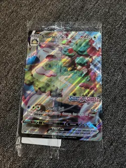 Pokemon Snorlax VMAX 142/202 Jumbo Promo Card Brand New Sealed - Image 1