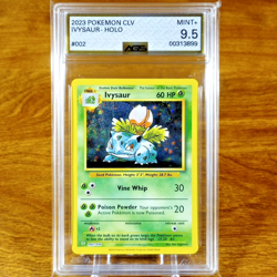 Pokemon Trading Card Game Classic Ivysaur CLV 002/034 AGS Mint+ 9.5 Holo 2023 - Image 1
