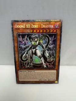 YuGiOh! 1st Ed DOOD-EN008 DoomZ XII Zero - Drastea Starlight Rare Card ON HAND - Image 1