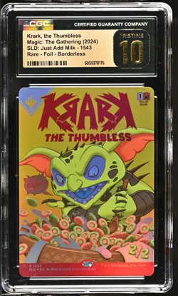 KRARK, THE THUMBLESS Secret Lair Foil Rare CGC 10 Pristine MTG [Nostalgium] - Image 1