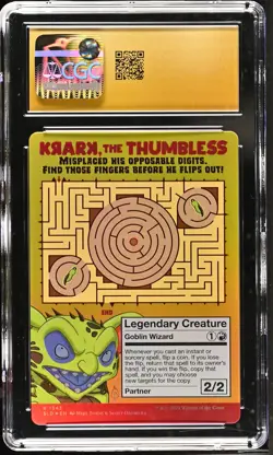 KRARK, THE THUMBLESS Secret Lair Foil Rare CGC 10 Pristine MTG [Nostalgium] - Image 2
