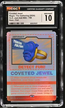 COVETED JEWEL Secret Lair Foil Just Add Milk CGC 10 MTG [Nostalgium] - Image 1