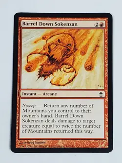 MTG Barrel Down Sokenzan (Saviors of Kamigawa/Red/C) - BGM - Image 1