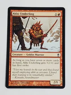 MTG Akki Underling (Saviors of Kamigawa/Red/C) - BGM - Image 1