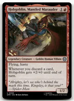 X4 Hobgoblin, Mantled Marauder U Marvel's Spider-Man 80 MTG NM PLAYSET - Image 1