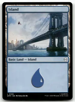 X4 Island () L Marvel's Spider-Man 195 MTG NM X4 - Image 1