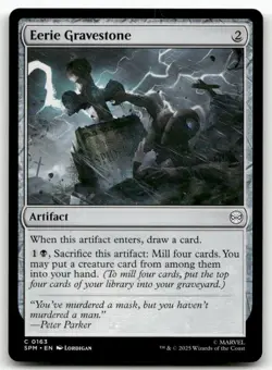 X4 Eerie Gravestone C Marvel's Spider-Man 163 MTG NM PLAYSET - Image 1