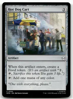 X4 Hot Dog Cart C Marvel's Spider-Man 164 MTG NM PLAYSET - Image 1