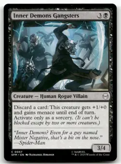 X4 Inner Demons Gangsters C Marvel's Spider-Man 57 MTG NM PLAYSET - Image 1