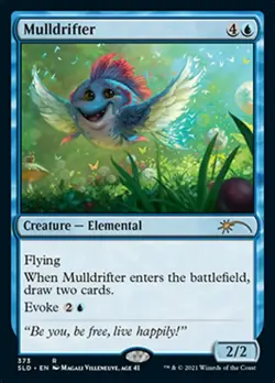 NM-Mint, English MTG Regular Mulldrifter (373) - Extra Life 2021 Secret Lair Dro - Image 1