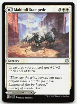 MTG Makindi Stampede U Zendikar Rising 26 LP - Image 1