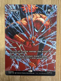MTG - Tangle - Borderless - Marvels Spiderman - Non Foil - NM - Image 1