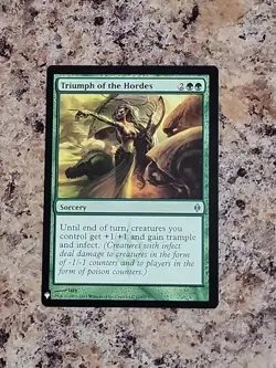 MTG 1x Triumph of the Hordes - The List - New Phyrexia Unplayed Commander x1 NM - Image 1
