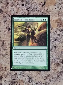 MTG 1x Triumph of the Hordes - The List - New Phyrexia Unplayed Commander x1 NM - Image 2