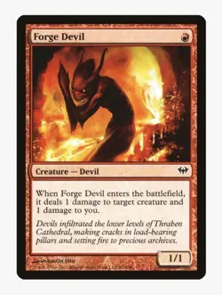 Forge Devil MTG DKA LP | Pauper EDH ETB Removal Ping Goblins Kuldotha Red - Image 1