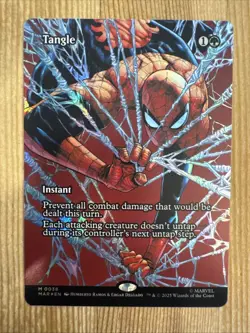 MTG - Tangle - Borderless - Marvels Spiderman - FOIL - NM - Image 1