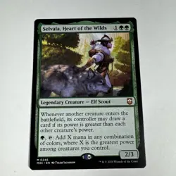 MTG Selvala, Heart of the Wilds NM Regular Mythic #246 Commander: MH3 - Image 1