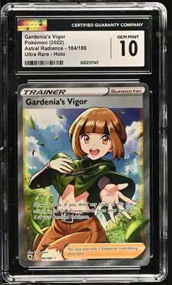 Gardenia's Vigor #184 Graded CGC 10 Astral Radiance Full Art 2022 Pokemon - Image 1