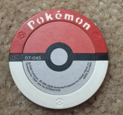 2008 TOMY NINTENDO POKEMON JAPANESE BATTRIO GAME DIGLETT COIN / CHIP, 07-045 - Image 2