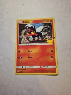 Litten - 24/149 - Sun & Moon - Reverse Holo 2016 Pokemon TCG - Image 1
