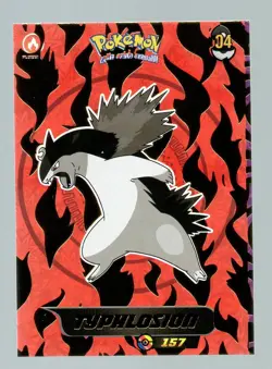 Pokemon Alpha Omega Dark Shadow Set- TYPHLOSION #04 *GOLD HOLO* - Image 1