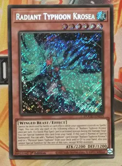Yugioh DOOD-EN015 Radiant Typhoon Krosea Secret Rare NM On Hand - Image 1