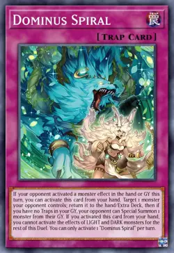 Yugioh Dominus Spiral DOOD-EN079 1st Edition Secret Rare NM On Hand - Image 1