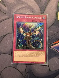 Yugioh Infinite Impermanence FLOD-EN077 Secret Rare LP - Image 1