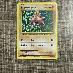 Hitmonchan Holo Rare 62/108 - XY Evolutions Pokemon Card NM - Image 1