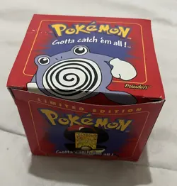 Pokemon POLIWHIRL 23K Gold Plated Trading Card 1999 Burger King Promo SEALED - Image 1