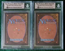Dandan - Arabian Nights - Lot Of 2 - MTG - BGS 9. Mint. Both Cards Are Quad + - Image 2