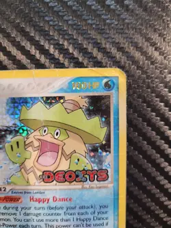 2005 Pokemon Card TCG Ludicolo 19/107 Reverse Holo Rare STAMPED (DAMAGED) - Image 3