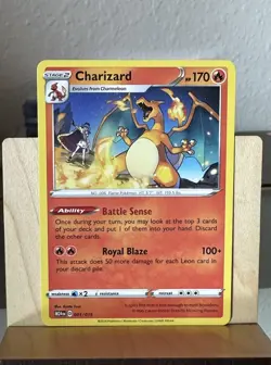 Charizard 2025 U.S. McDonald’s Happy Meal Pokemon Promo Card M24 en D 001/015 NM - Image 1