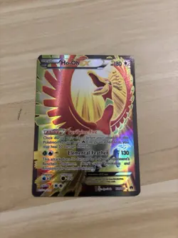 Ho-Oh EX Full Art Pokemon card from the XY - BREAKpoint expansion - Image 1