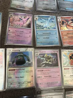 Pokemon Prismatic Evolutions Lot. Pokeballs Masterballs and Trainer Cards - Image 3